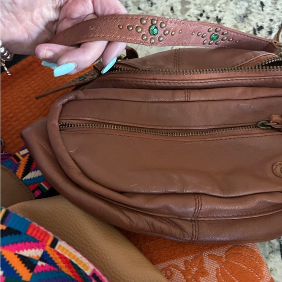 Free People Black and White Skull Crossbody Bag Steve Madden and a no name? - Picture 1 of 7